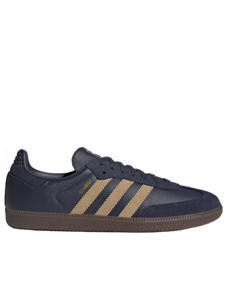Adidas Samba 'Shadow Navy Golden Beige Gum' — изображение 6 из 6