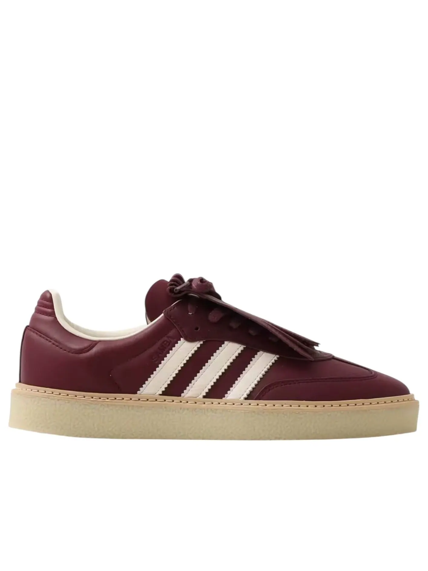 Кроссовки adidas Samba Lux 'Maroon Off White' — изображение 4 из 4, бордовый
