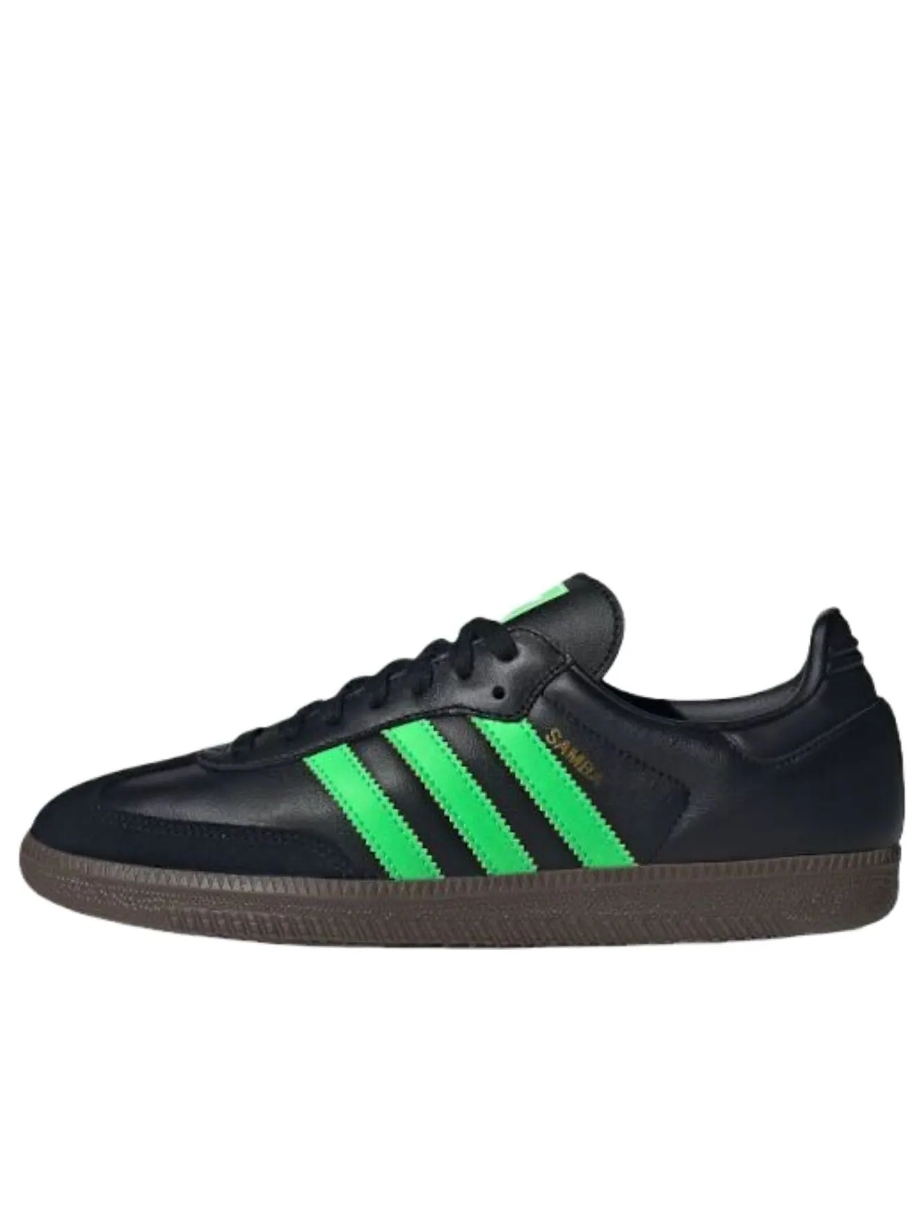 Adidas Samba 'Core Black Screaming Green Gum' — изображение 1 из 6, черный/зеленый