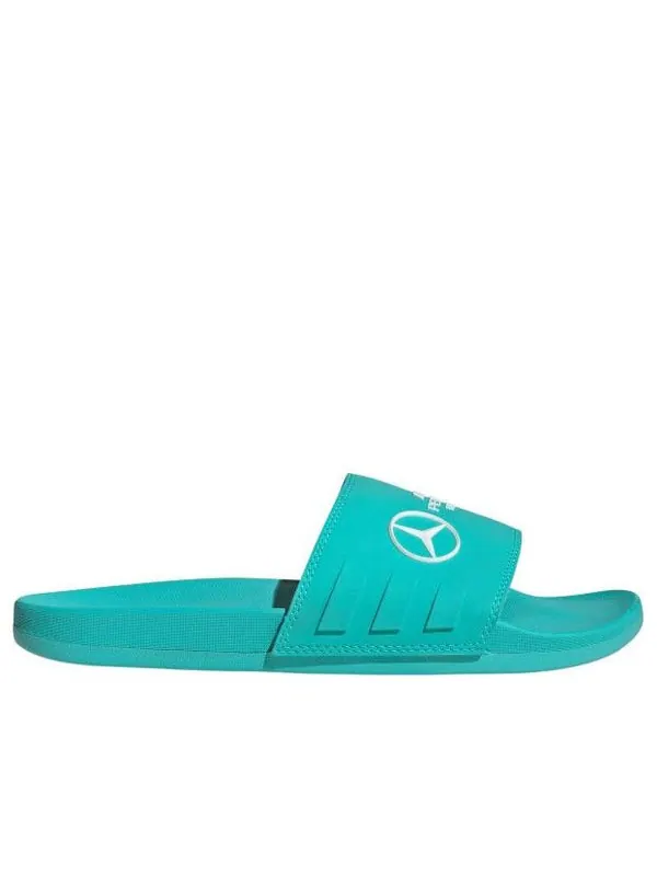 Тапочки x mercedes amg adilette slides Adidas — изображение 2 из 4, бирюзовый