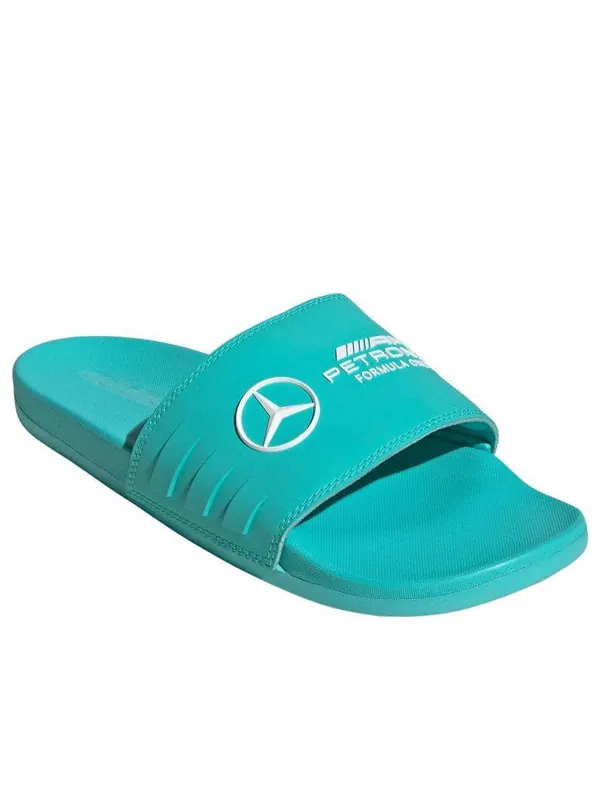 Тапочки x mercedes amg adilette slides Adidas — изображение 3 из 4, бирюзовый