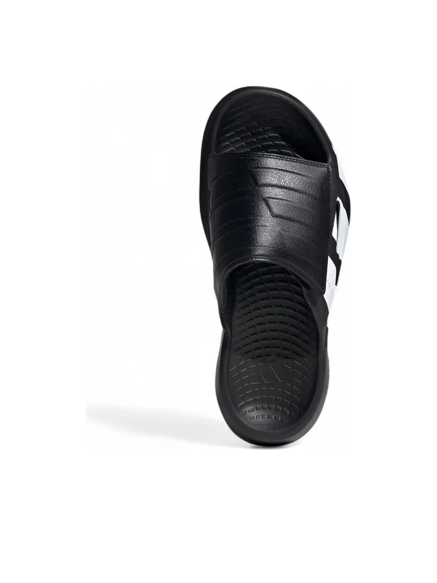 Шлепанцы adidas Lightblaze Slides 'Black White' — изображение 5 из 6, черный