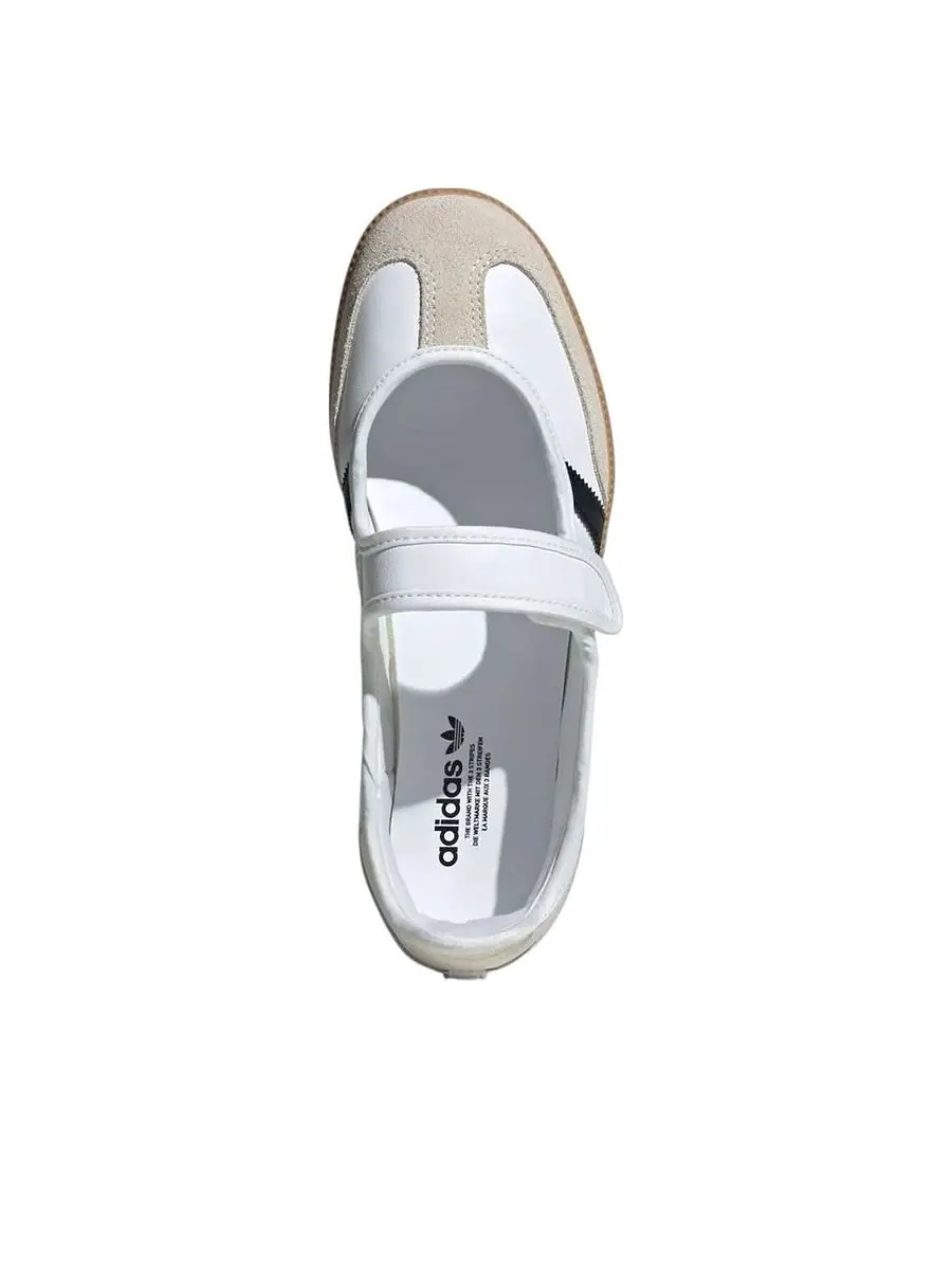 Кроссовки (WMNS) adidas Samba Jane 'White Black' — изображение 4 из 5, белый