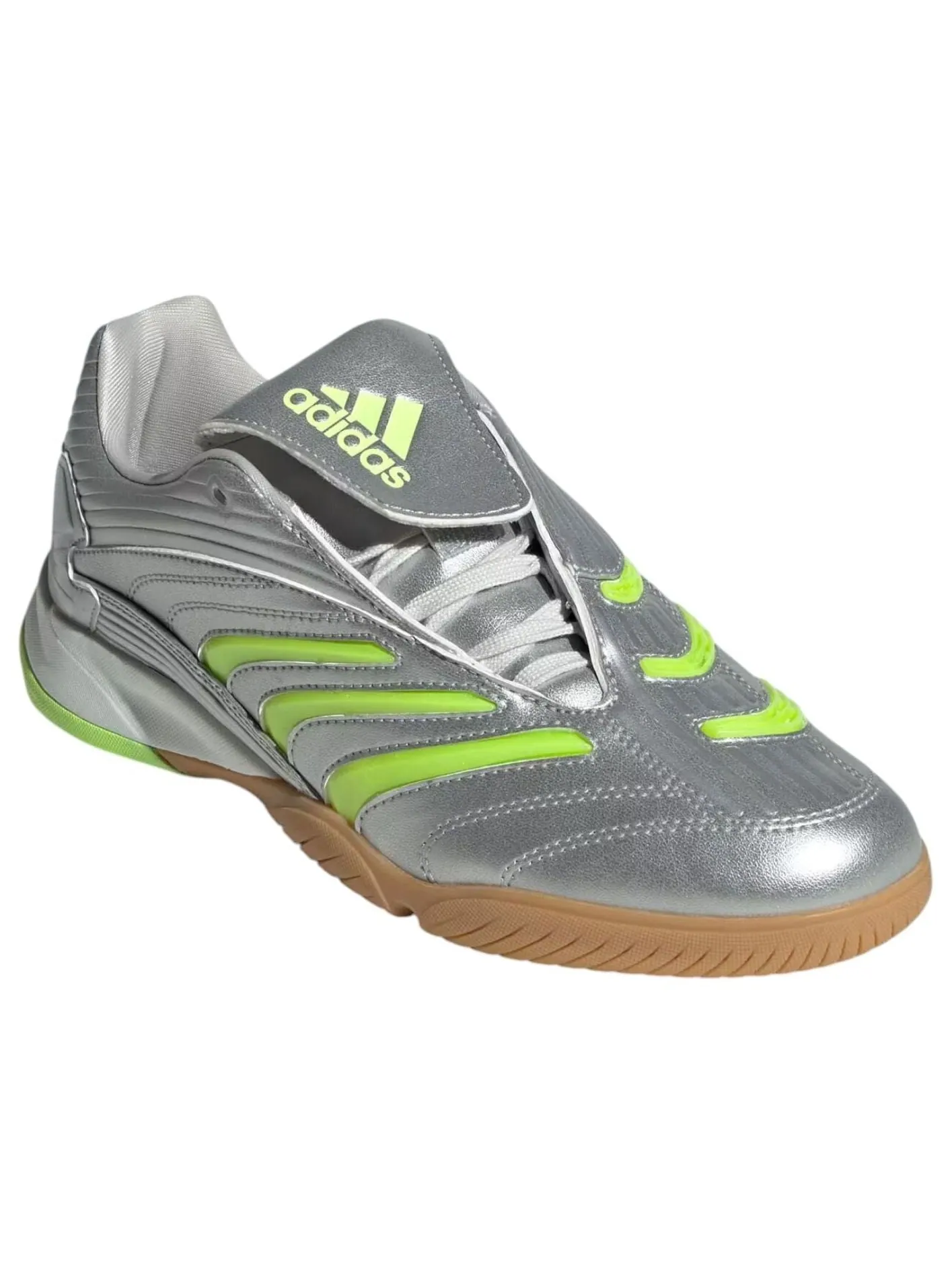 (WMNS) Adidas Predator Sala 'Silver Metallic Signal Green' — изображение 2 из 5