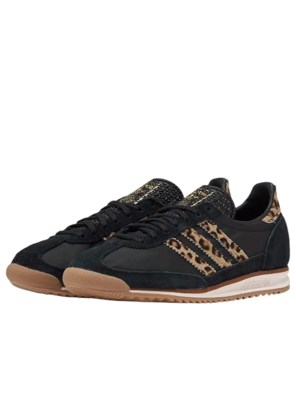 Кроссовки (WMNS) adidas SL72 OG 'Leopard' — изображение 5 из 7, черный