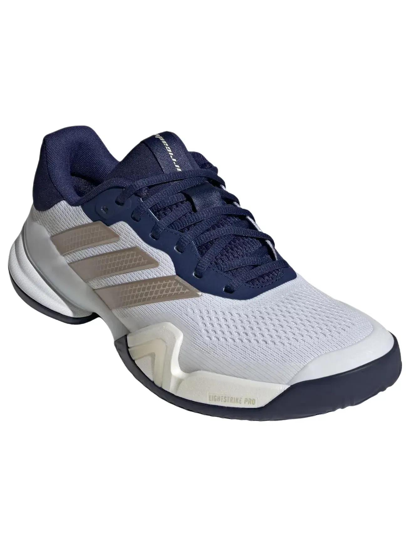 Кроссовки Adidas Barricade 14 'White Cyber Metallic Dark Blue' JR1743 — изображение 2 из 6, белый