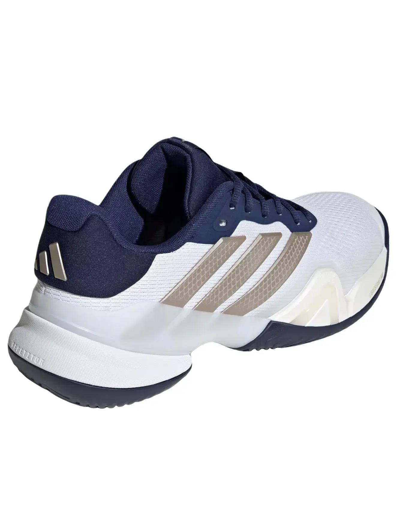 Кроссовки Adidas Barricade 14 'White Cyber Metallic Dark Blue' JR1743 — изображение 3 из 6, белый