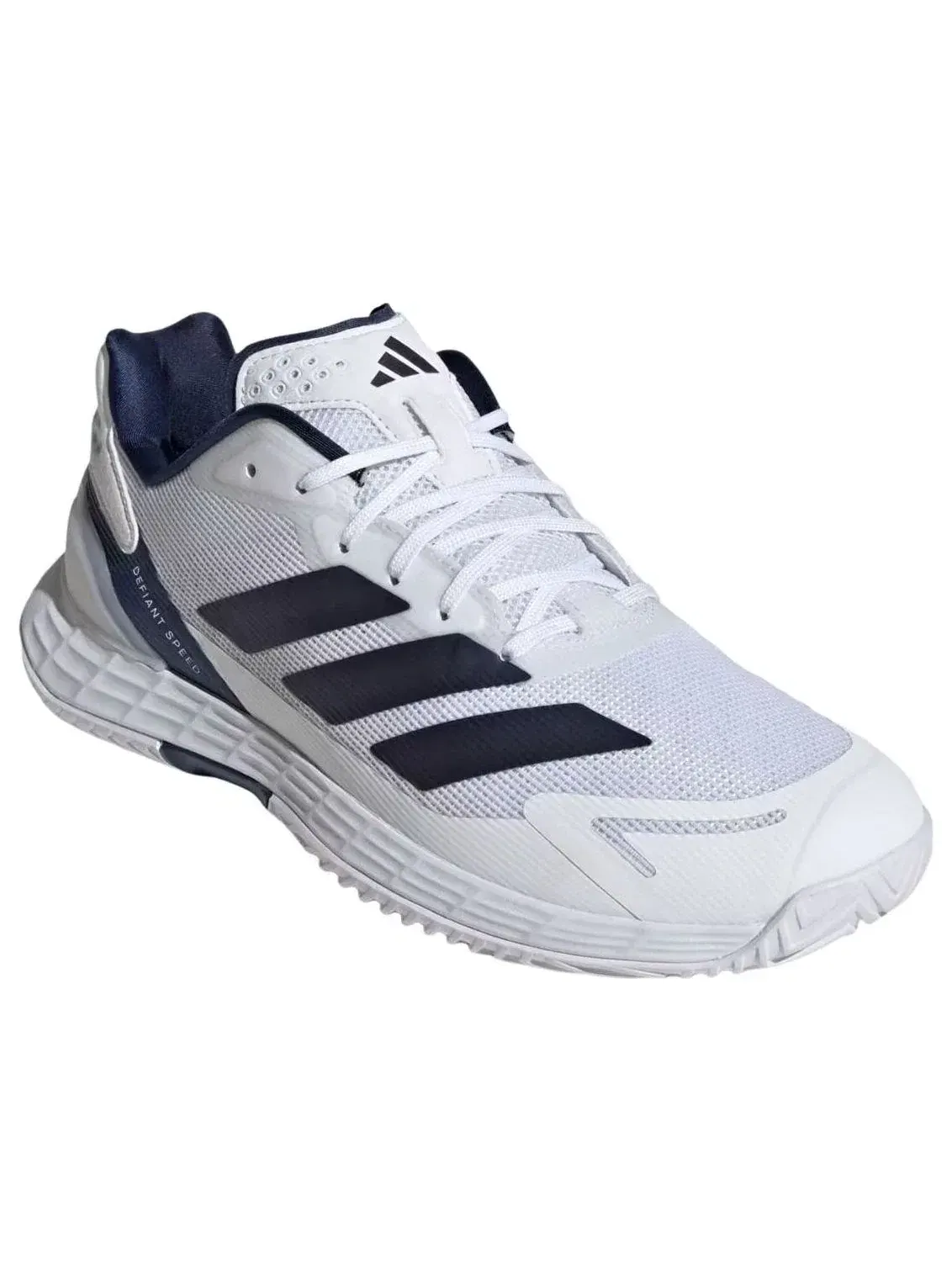 Мужские теннисные кроссовки с кожаным верхом Defiant Speed 2 Adidas — изображение 4 из 5, белый