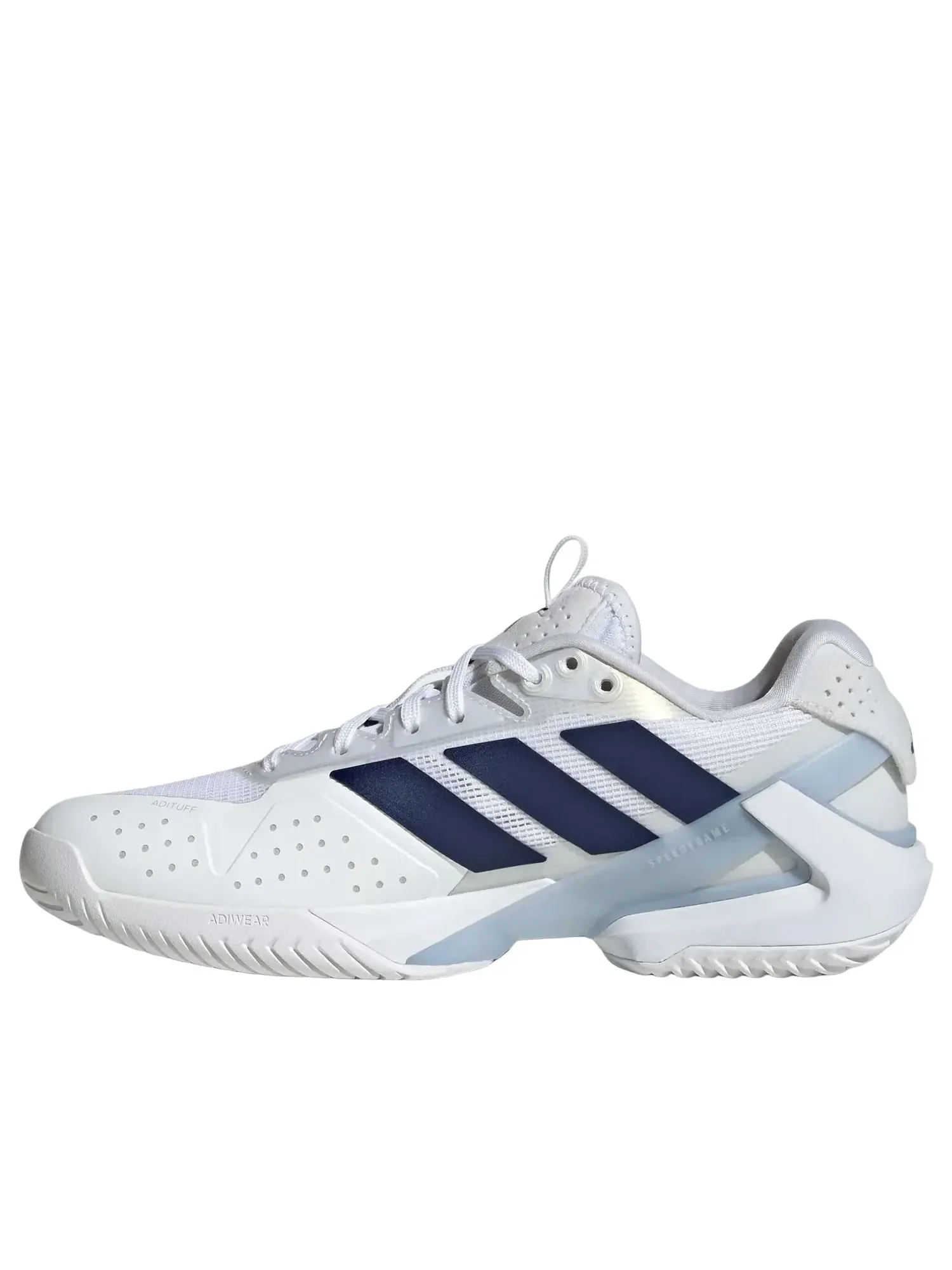 Женские кроссовки для тенниса с шнуровкой Adidas Adizero Ubersonic 5 — изображение 1 из 4, белый