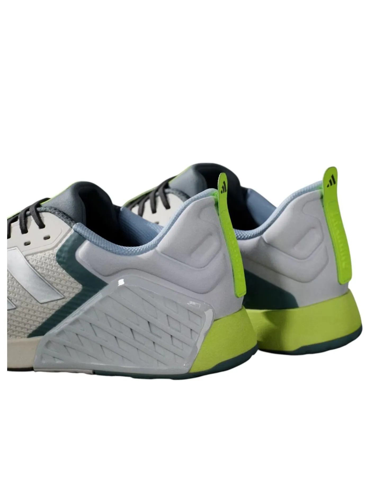 Кроссовки adidas Dropset 3 'Chalk White Silver Metallic Teal' — изображение 3 из 4, белый