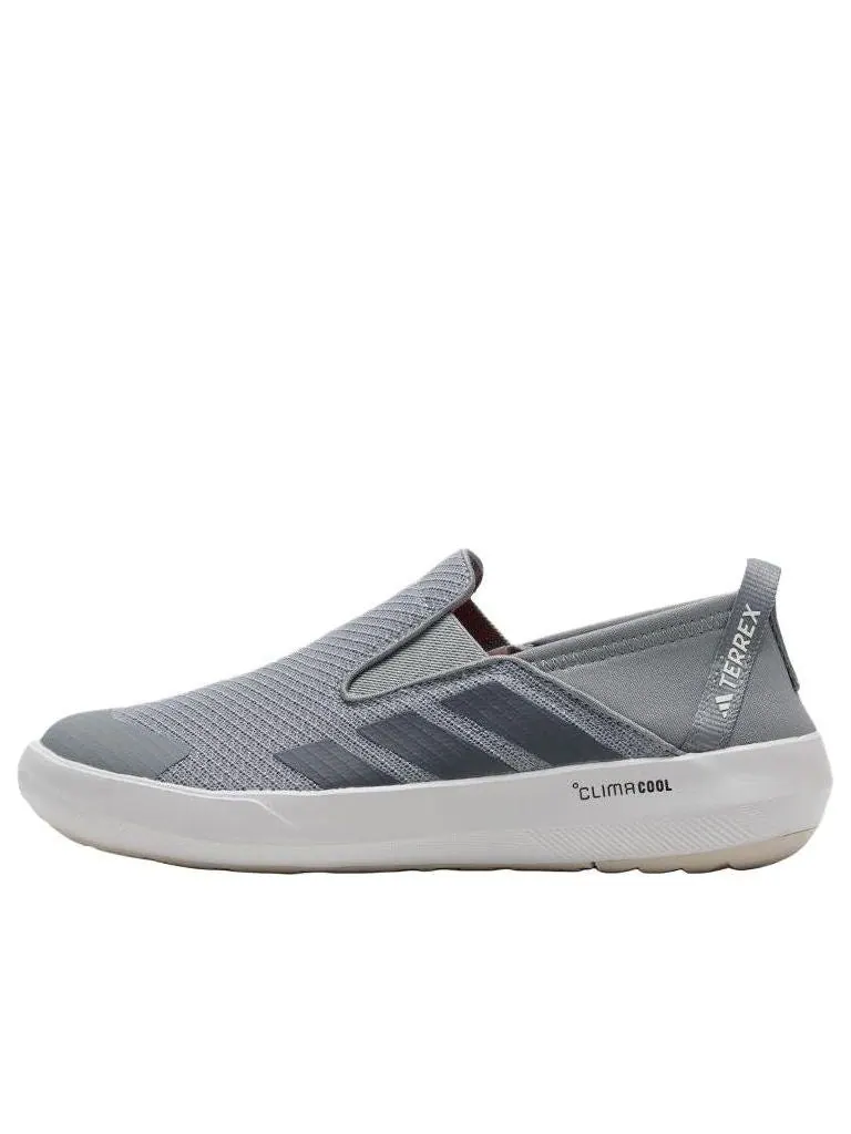 Кроссовки adidas Terrex Boat Slip On 'Grey' — изображение 1 из 5, серый
