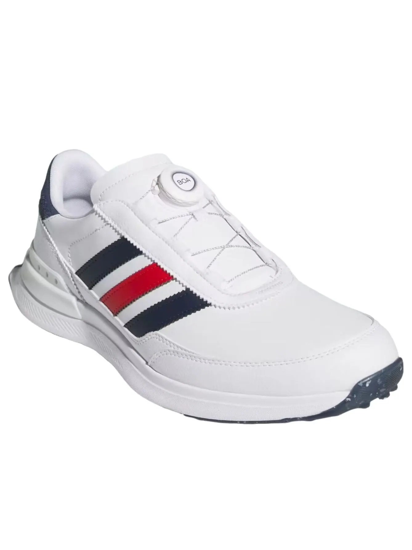 Adidas S2G 26 'Cloud White Collegiate Navy Better Scarlet' — изображение 2 из 6, белый/темно-синий