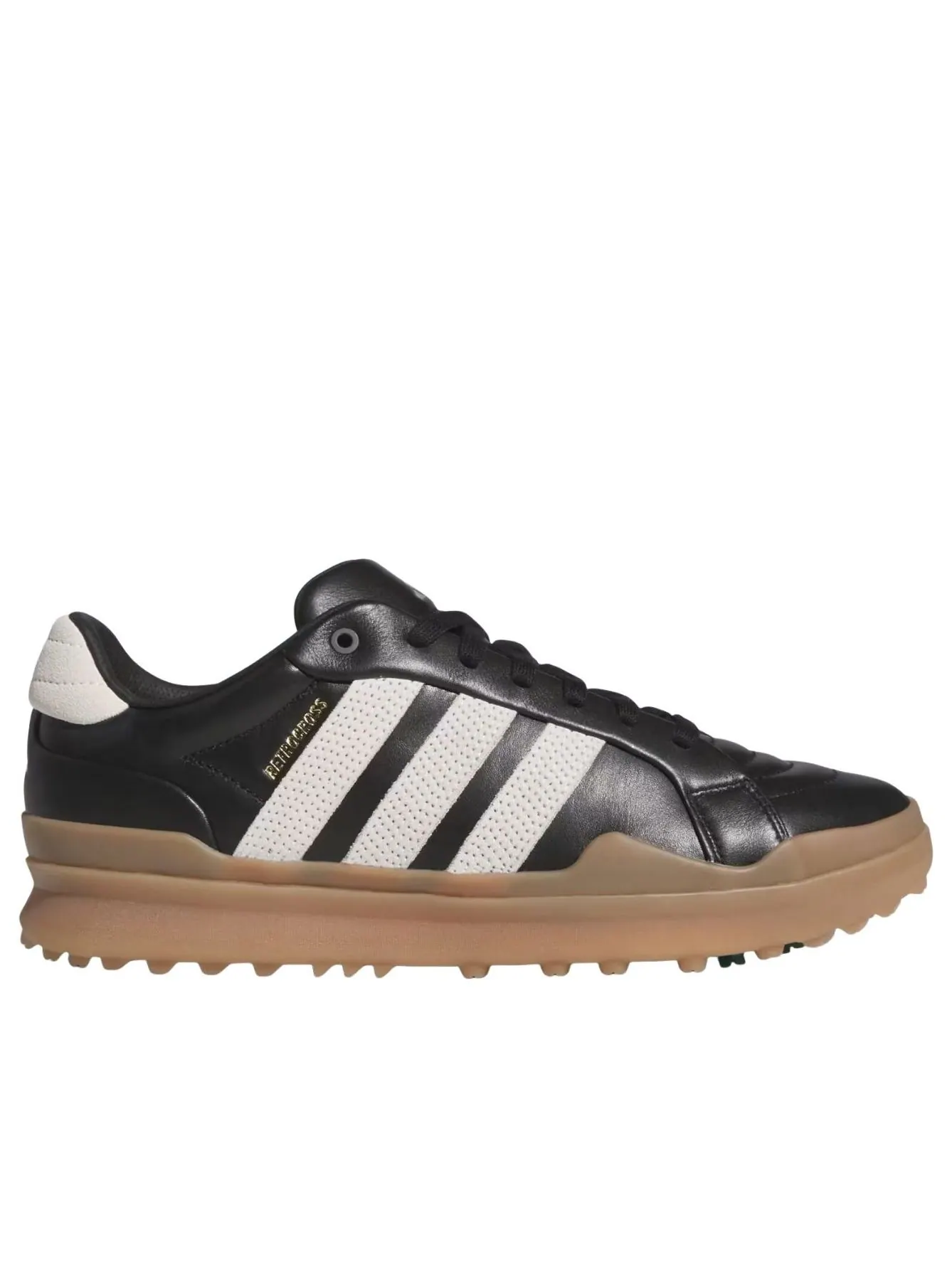 Adidas Retrocross Gripmore Spikeless 'Core Black Chalk White Gum' — изображение 6 из 6, черный/белый