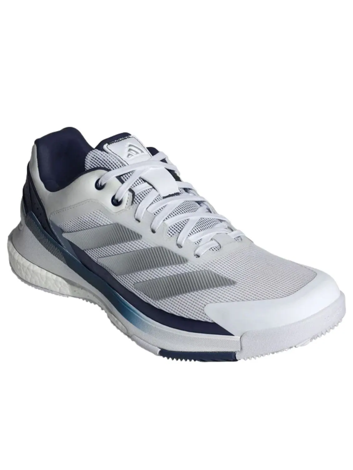 Adidas Crazyquick Boost Padel 'White Silver Dark Blue' — изображение 2 из 5