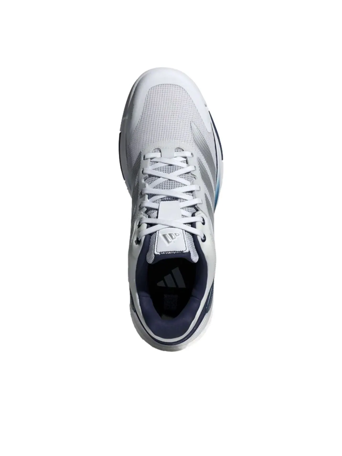 Adidas Crazyquick Boost Padel 'White Silver Dark Blue' — изображение 3 из 5
