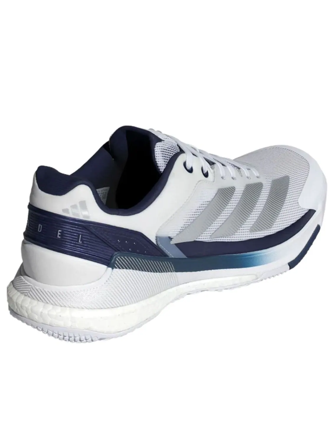 Adidas Crazyquick Boost Padel 'White Silver Dark Blue' — изображение 5 из 5