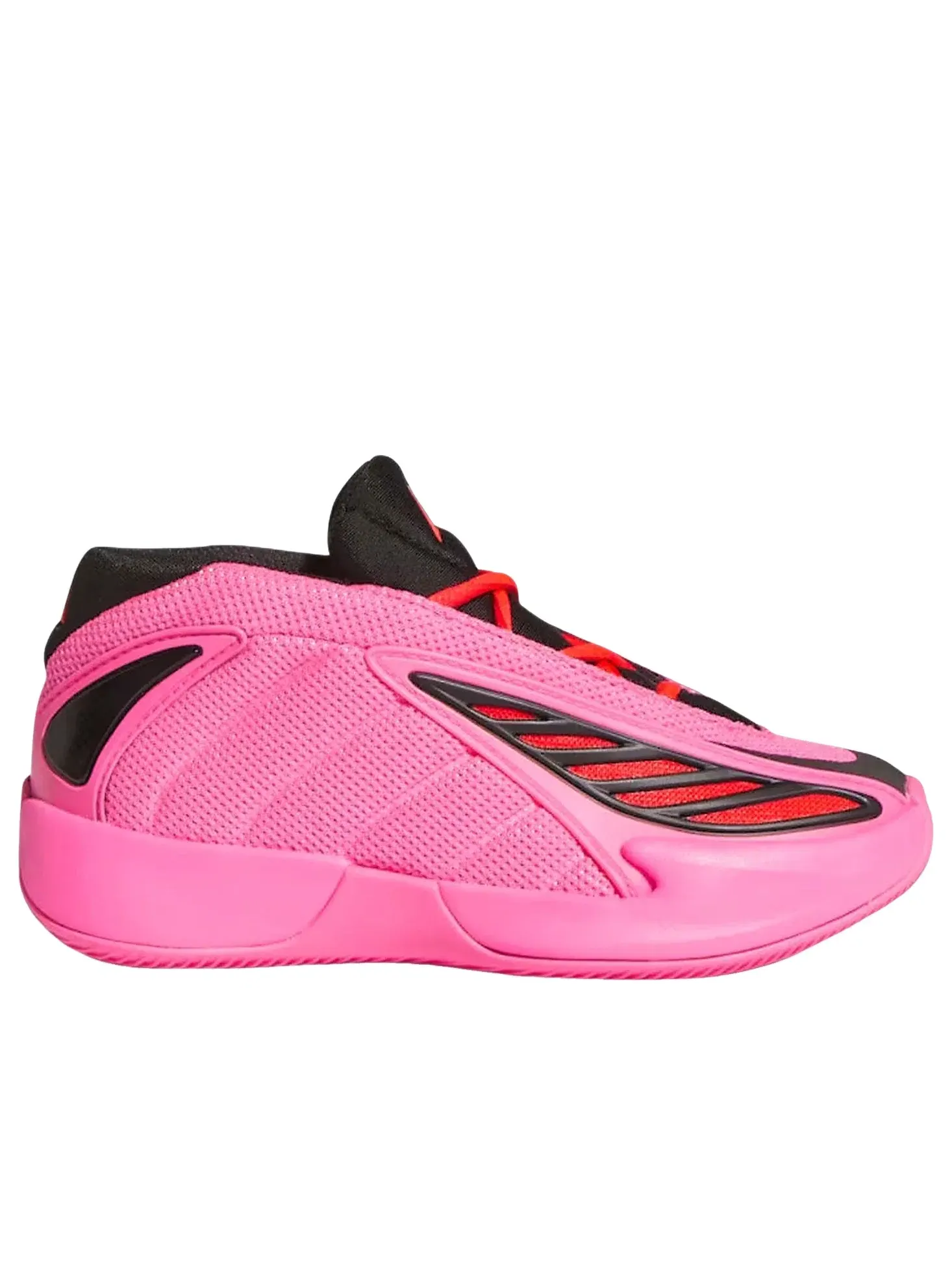 Детские кроссовки для баскетбола с шнуровкой Anthony Edwards 2 C Adidas — изображение 2 из 5, розовый