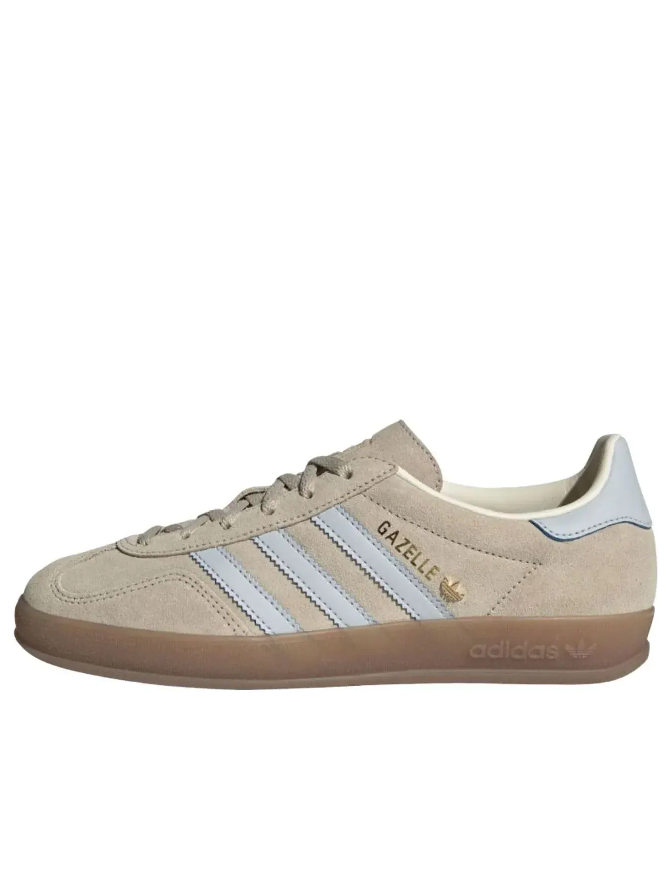 Кроссовки (WMNS) Adidas Gazelle Indoor 'Beige Blue' — изображение 1 из 6, бежевый