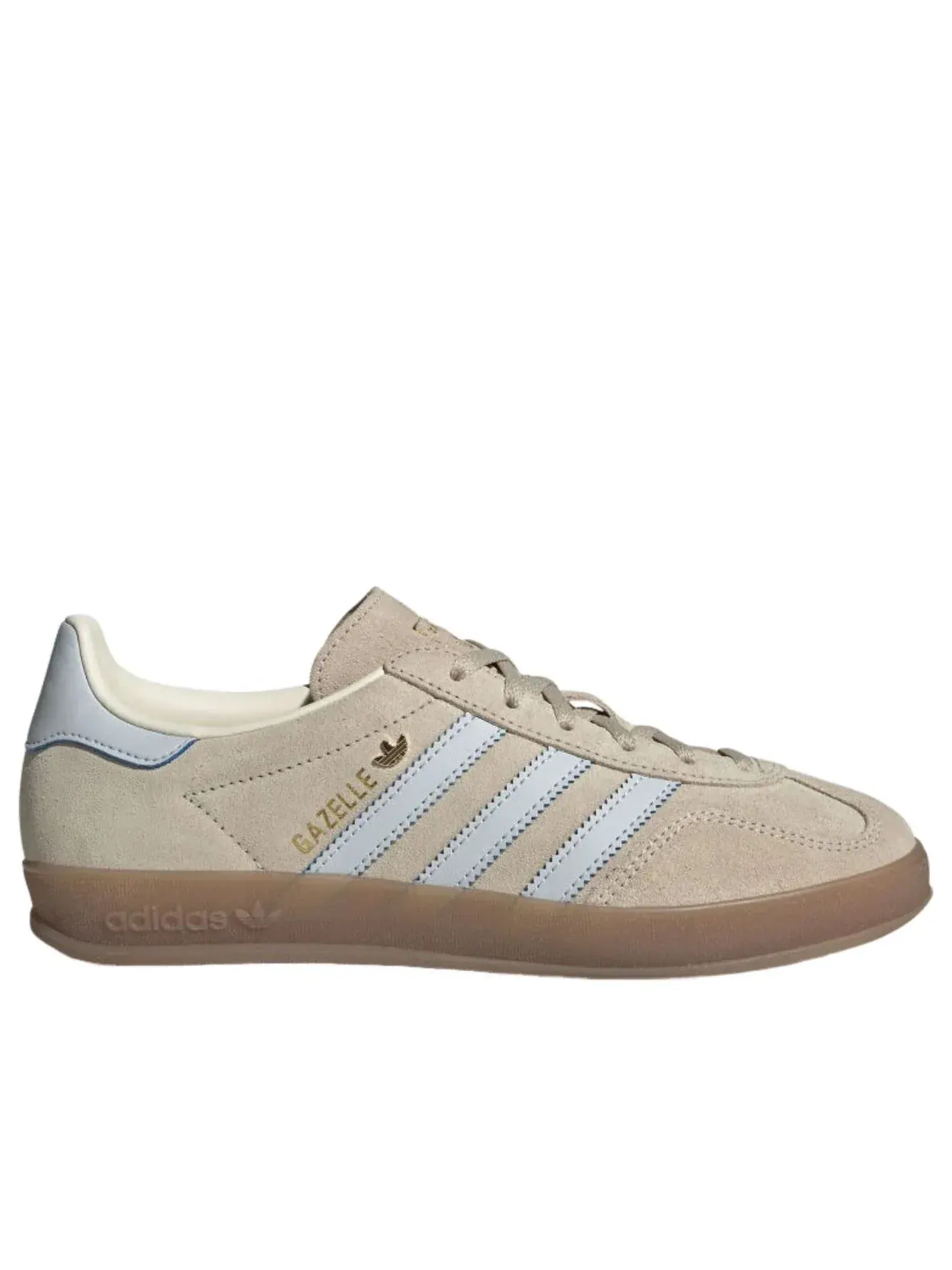 Кроссовки (WMNS) Adidas Gazelle Indoor 'Beige Blue' — изображение 6 из 6, бежевый