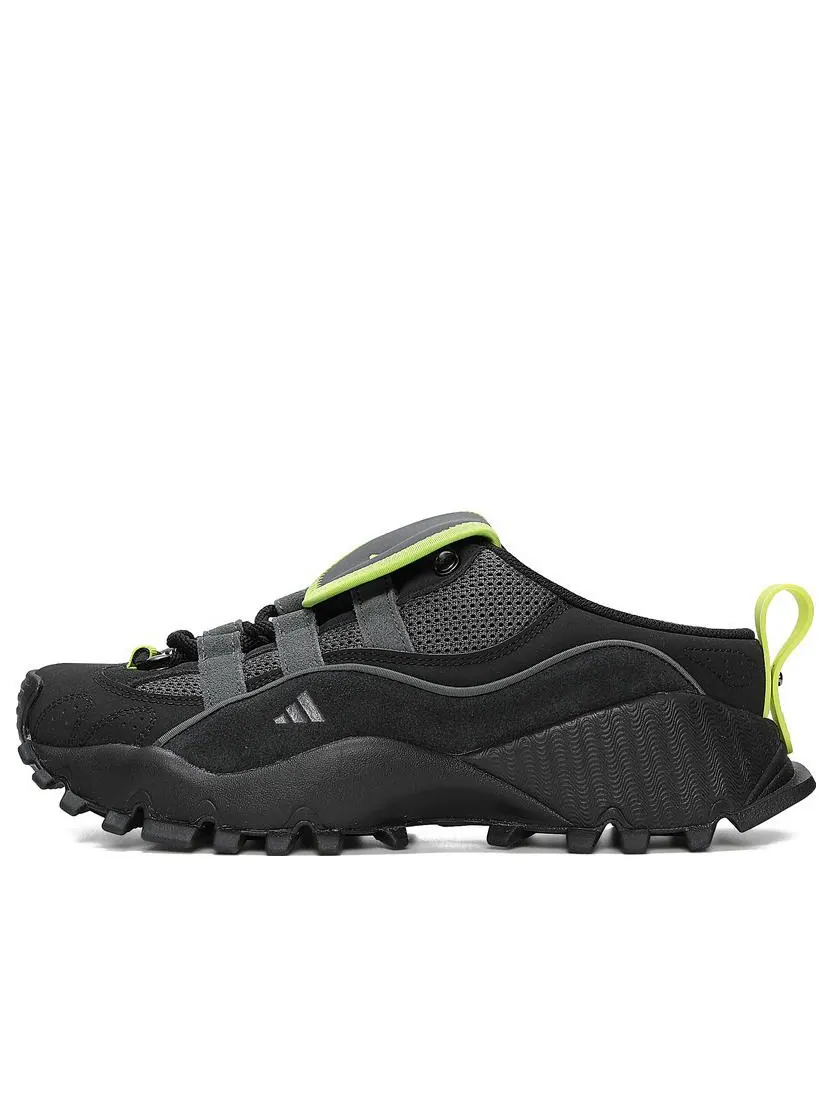 Кроссовки Adidas Seeulater Mule 'Black Green' — изображение 1 из 3, черный/зеленый