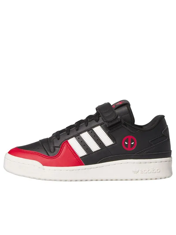 Кроссовки x marvel forum низкие Adidas — изображение 1 из 4, черный/белый/красный