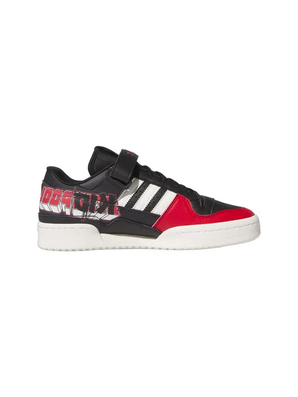 Кроссовки x marvel forum низкие Adidas — изображение 2 из 4, черный/белый/красный