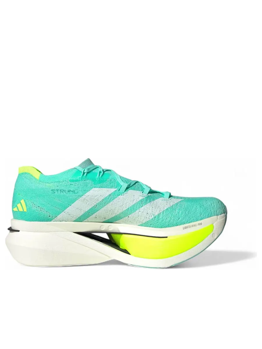 Кроссовки adidas Adizero Prime X3 Strung 'Flash Aqua Lucid Lemon' — изображение 2 из 6, бирюзовый