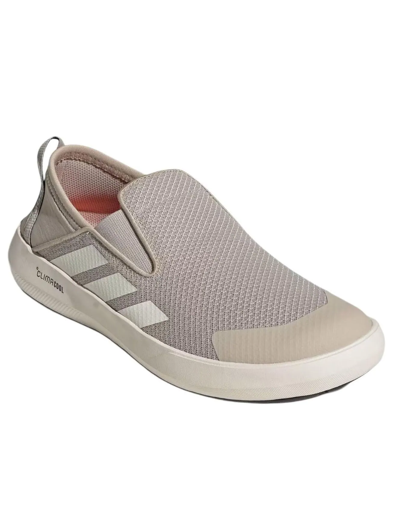 Кроссовки Adidas Terrex Boat Slip-On Climacool 'Chalk White Semi Impact Orange' — изображение 3 из 5, белый/оранжевый