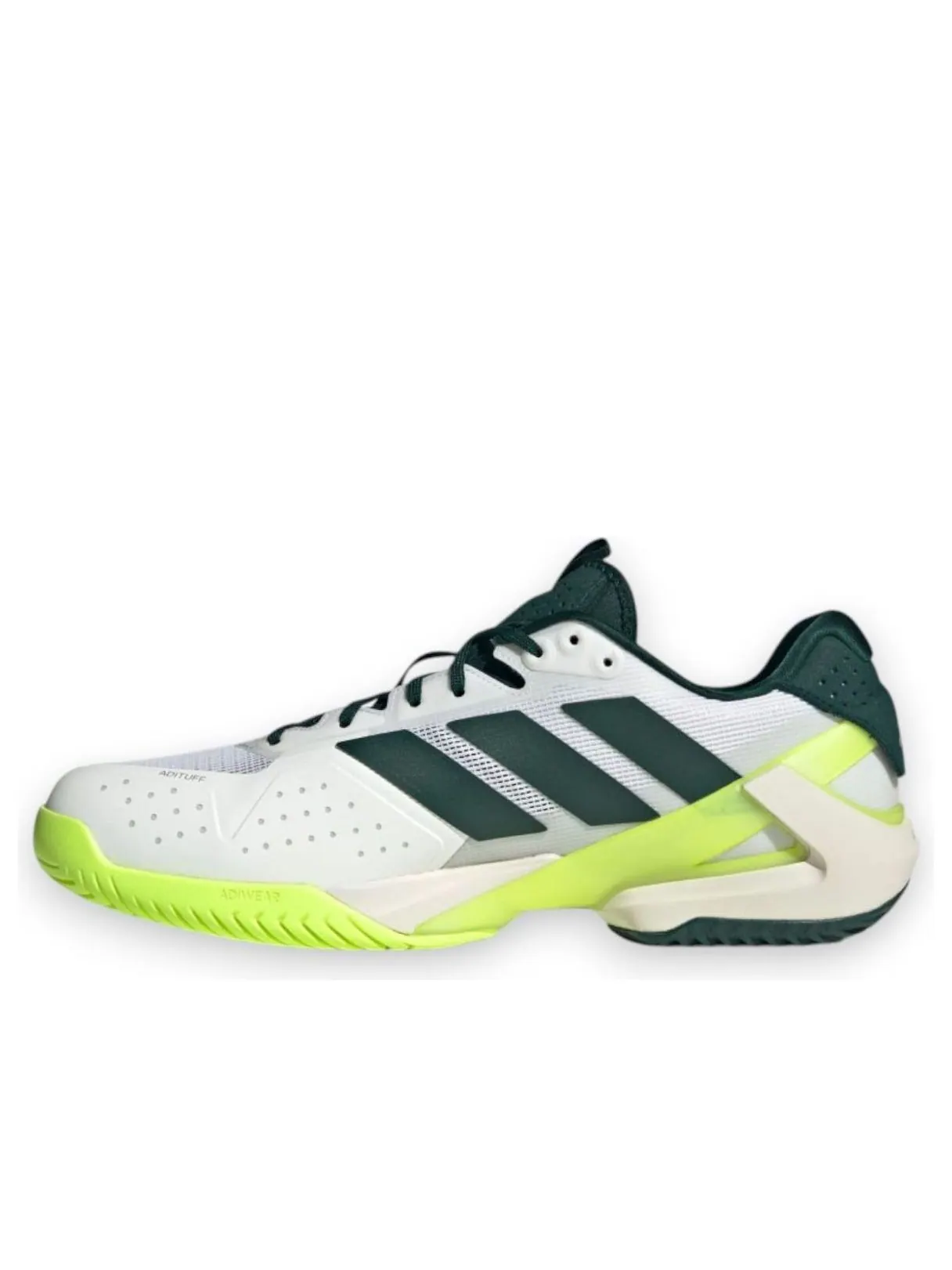 Кроссовки Adidas Adizero Ubersonic 5 Tennis 'White Aurora Ivy Lucid Lemon' — изображение 1 из 4, белый