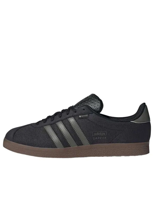 Кроссовки gazelle gtx 'black utility grey gum' Adidas — изображение 1 из 4, черный/серый