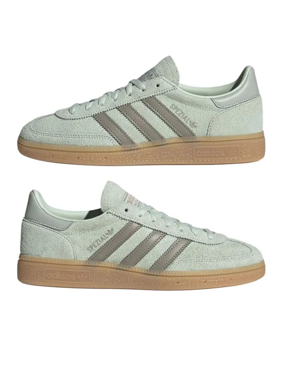 Кроссовки (WMNS) adidas Handball Spezial 'Linen Green Silver Pebble' — изображение 3 из 5, зеленый