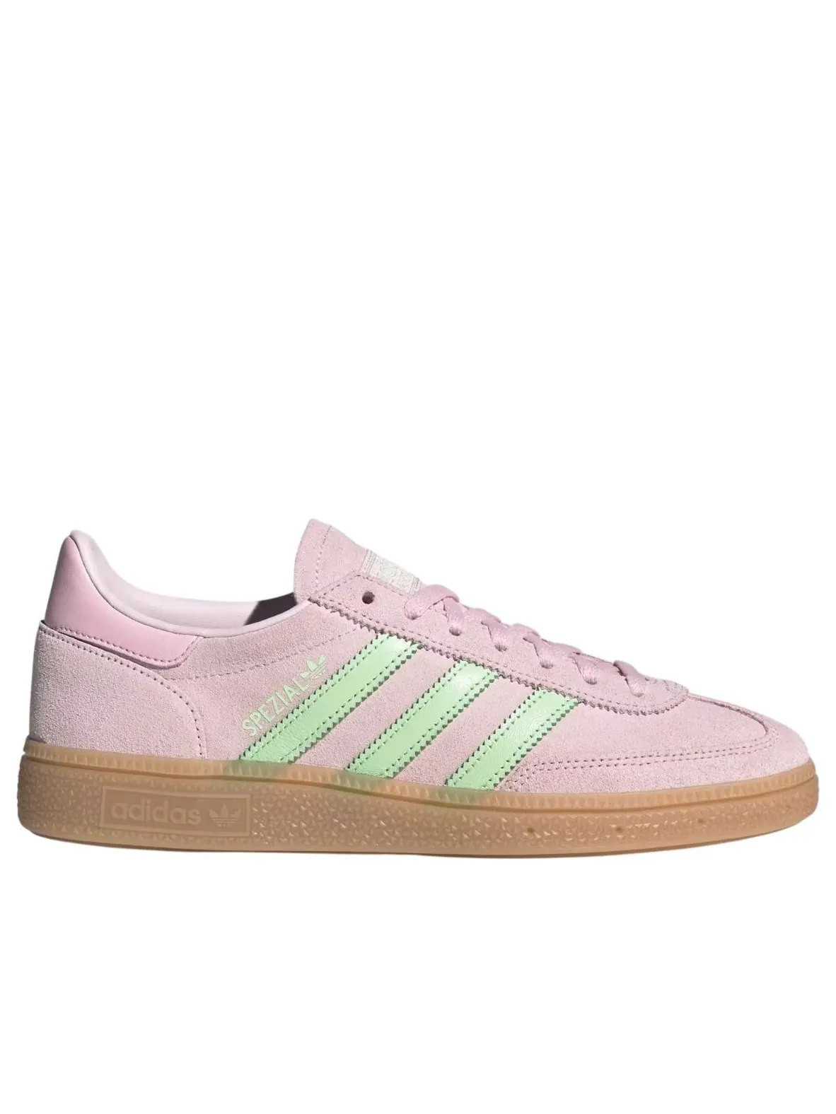 Кроссовки (WMNS) adidas Handball Spezial 'Pink Green Spark Gum' — изображение 2 из 5, розовый