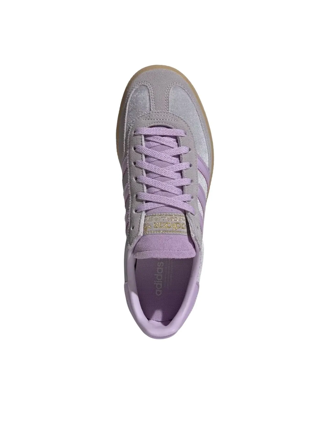 Кроссовки (WMNS) adidas Handballl Spezial 'Wonder Quartz Wonder Mauve' — изображение 3 из 6, фиолетовый