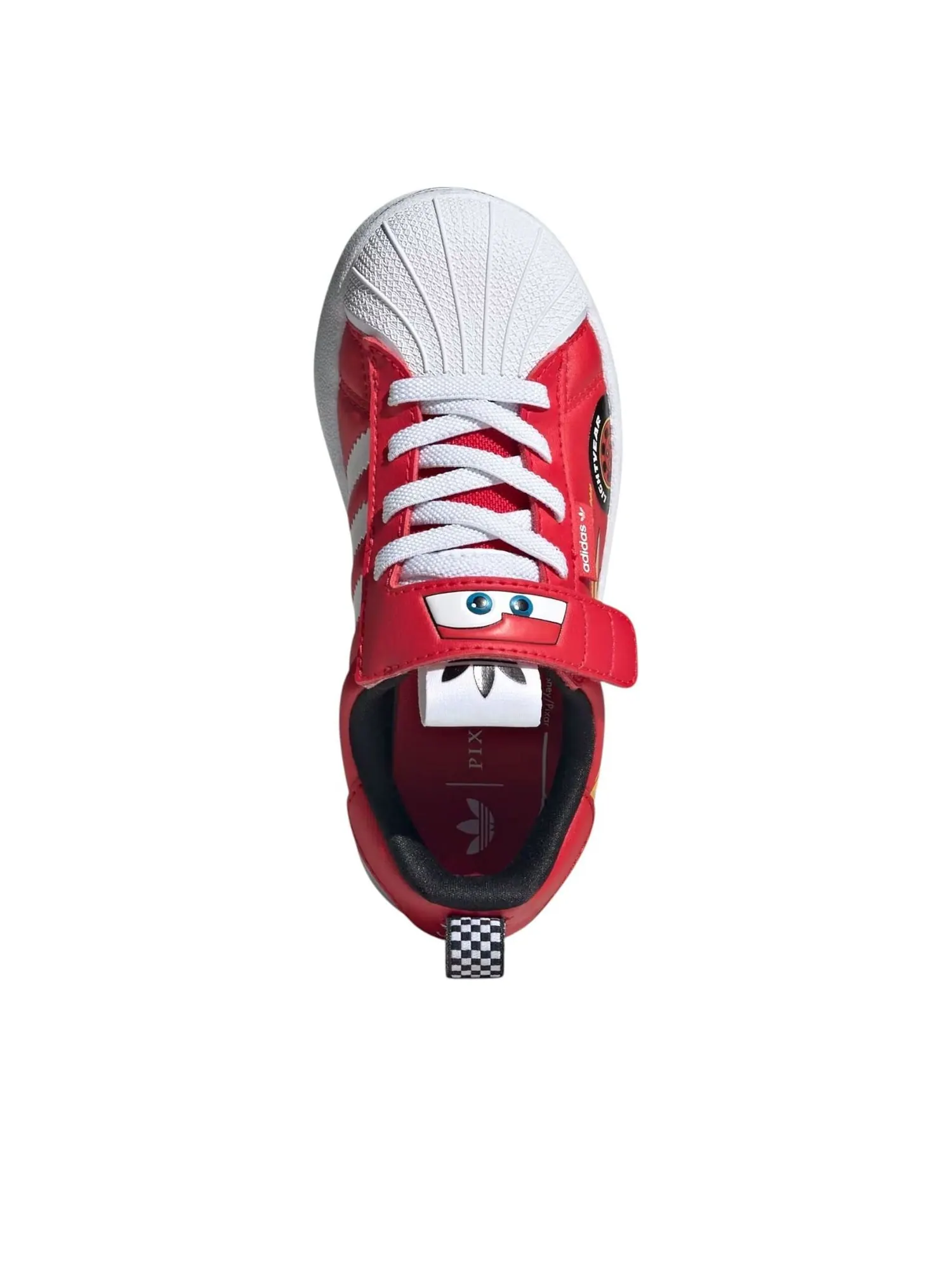 Кроссовки (PS) adidas x Pixar Cars Adifom Superstar 360 'Pure Ruby Cloud White' — изображение 2 из 5, мульти