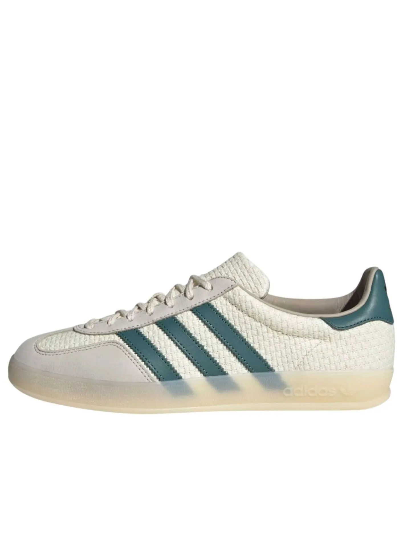Кроссовки adidas Gazelle Indoor 'Cream White Preloved Teal' — изображение 1 из 5, белый
