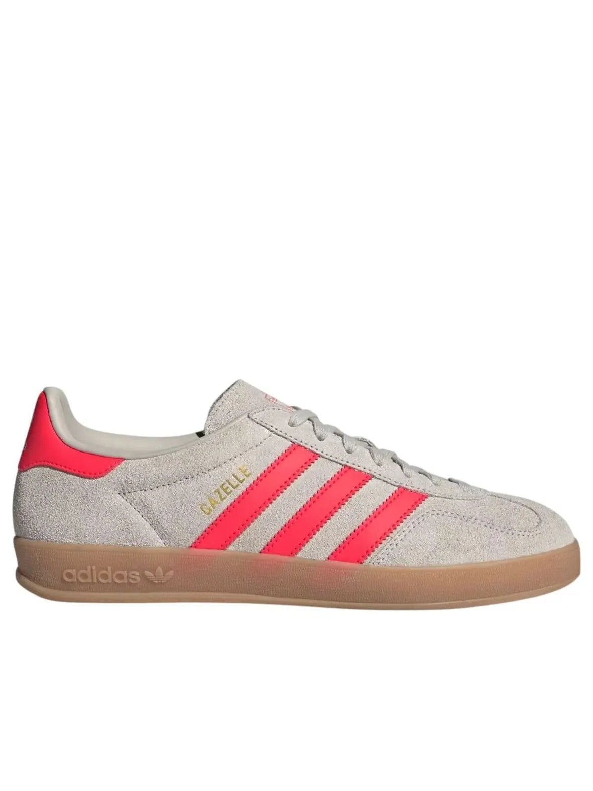 Кроссовки adidas Gazelle Indoor 'Beige Lucid Red' — изображение 5 из 5, серый