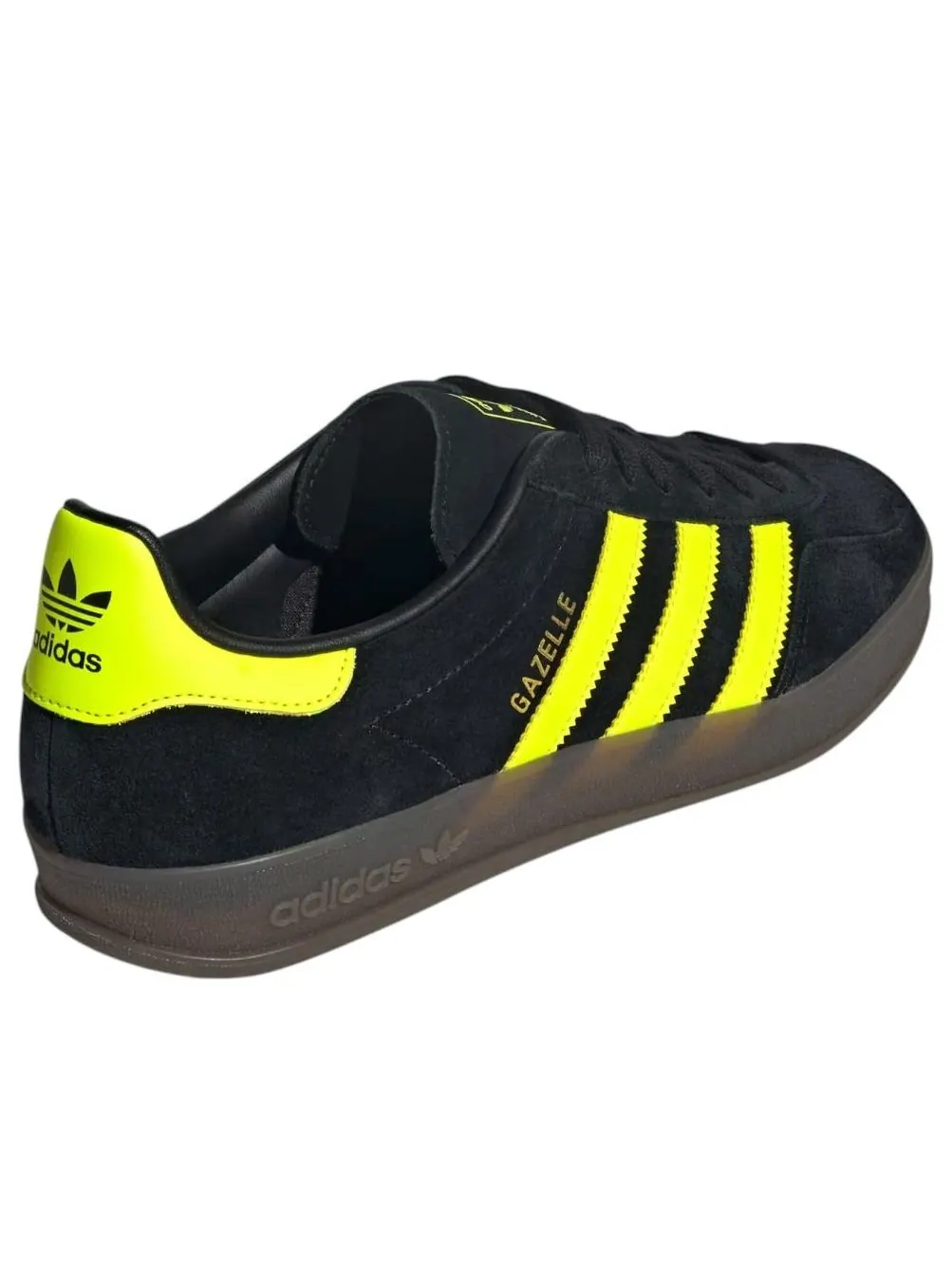 Кроссовки adidas Gazelle Indoor 'Black Solar Yellow' — изображение 5 из 5, черный