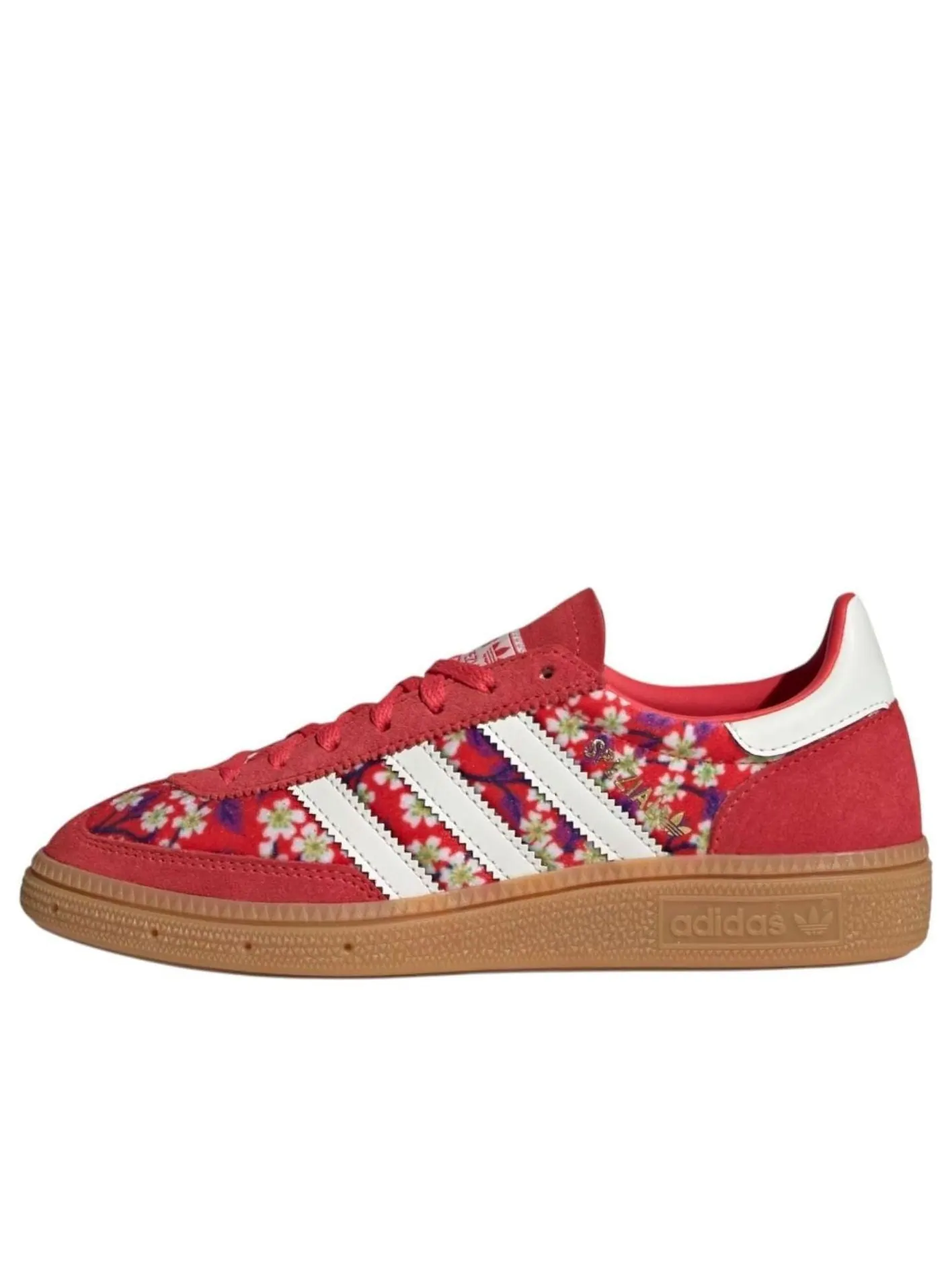 (GS) Adidas x Liberty London Handball Spezial 'Off White Semi Lucid Red' — изображение 1 из 5, белый/красный