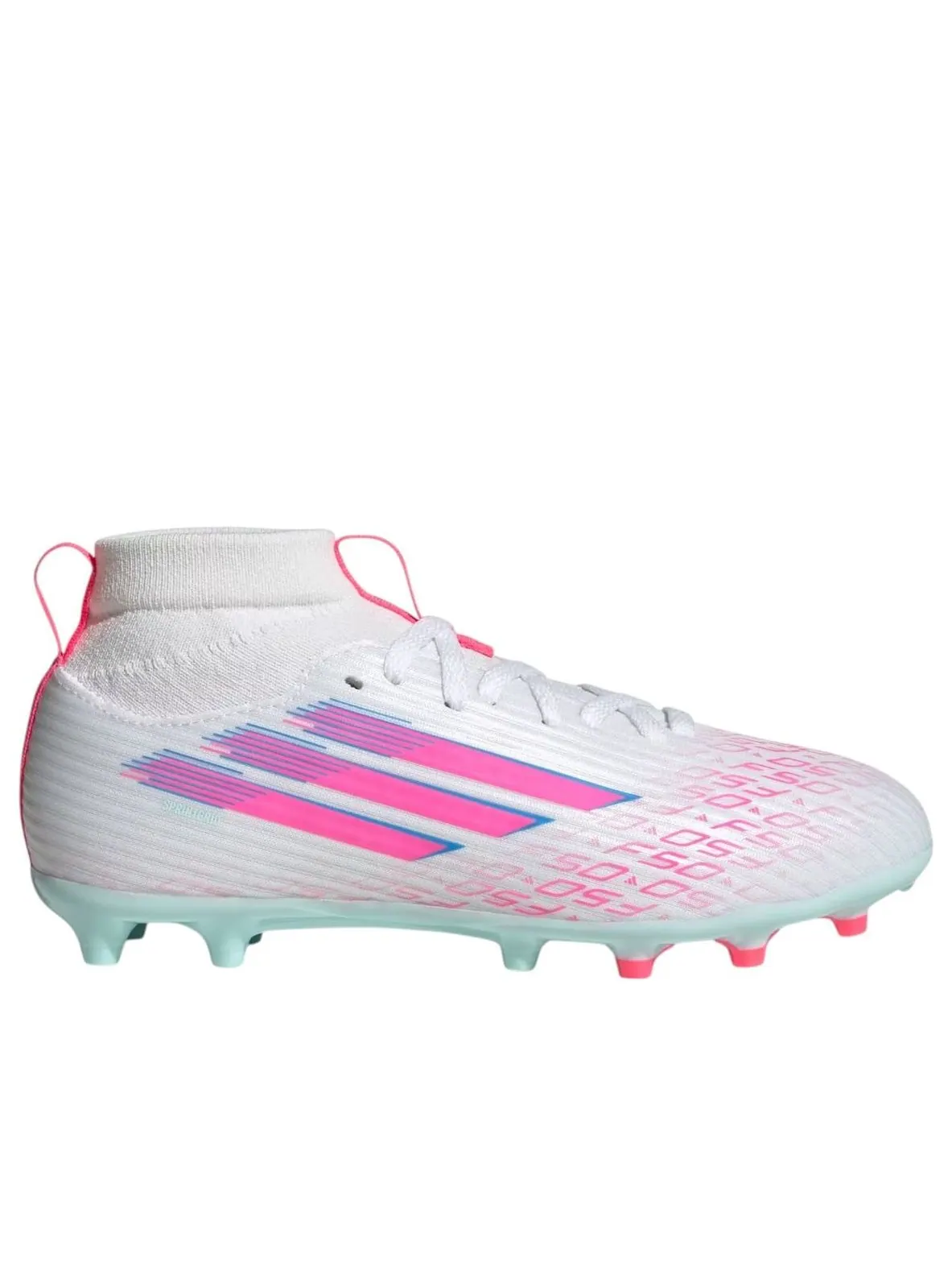 Adidas Adizero F50 League FG AG J 'Sparkfusion Pack' — изображение 2 из 6, белый/розовый/белый
