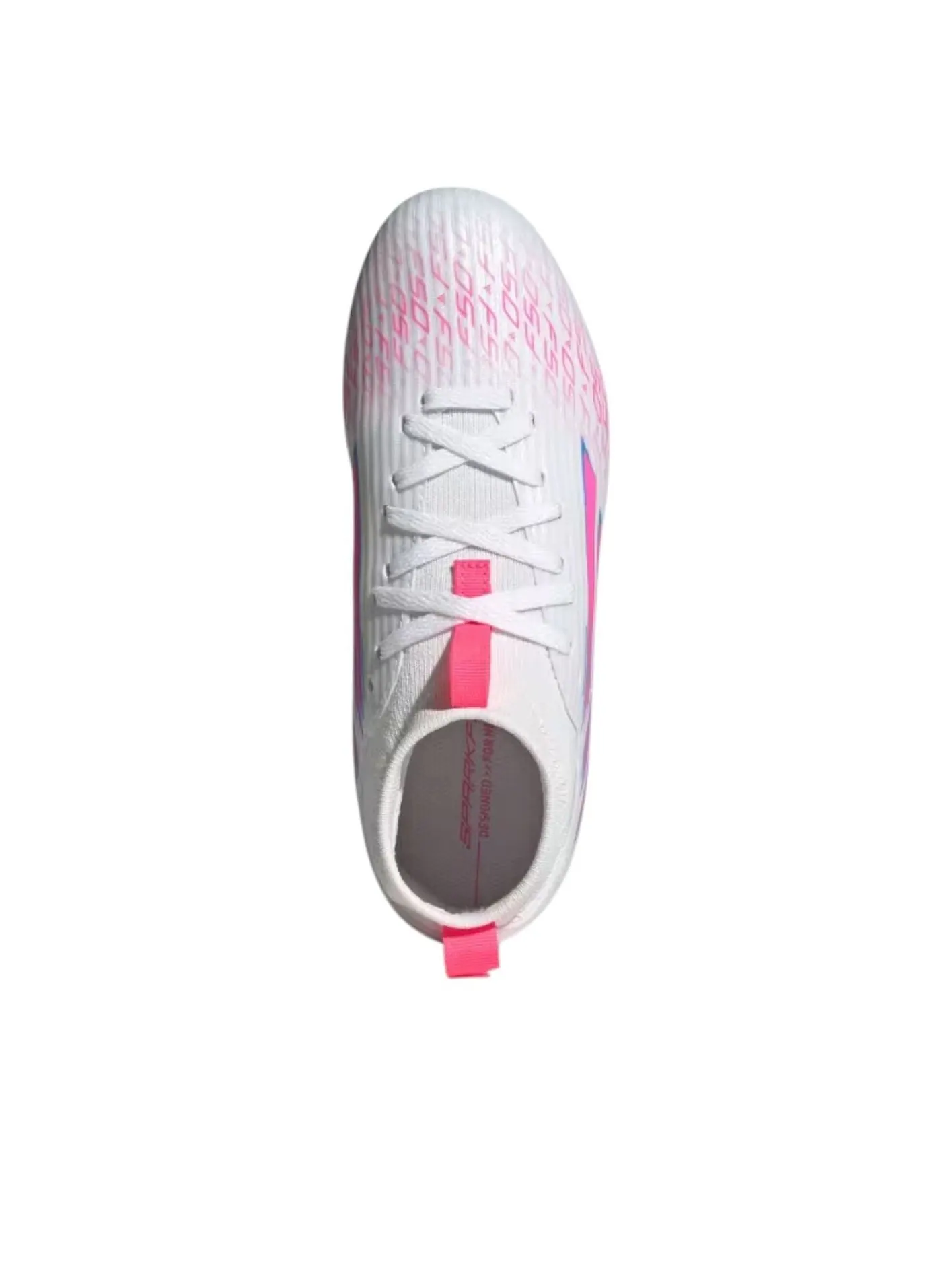 Adidas Adizero F50 League FG AG J 'Sparkfusion Pack' — изображение 3 из 6, белый/розовый/белый