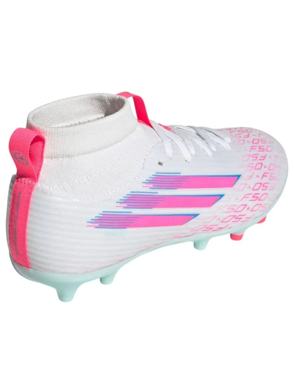 Adidas Adizero F50 League FG AG J 'Sparkfusion Pack' — изображение 6 из 6, белый/розовый/белый