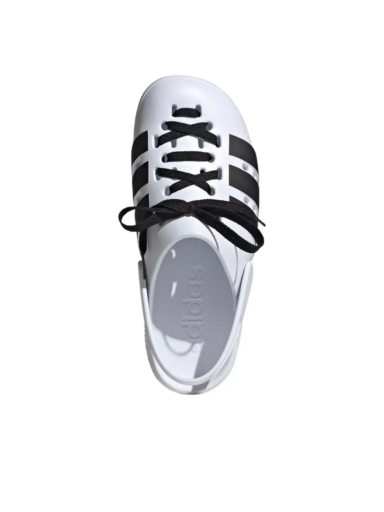 Сабо Adidas Adilette Clog 2.0 'White Black' — изображение 2 из 5, белый