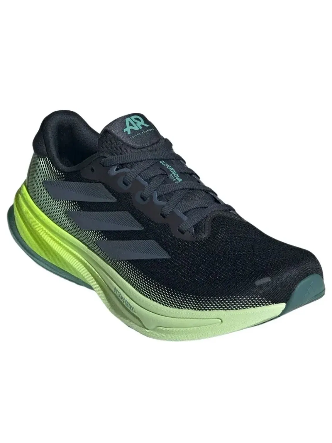 Кроссовки (WMNS) Adidas Supernova Rise 2 'Aurora Ink Semi Green' — изображение 4 из 5, черный