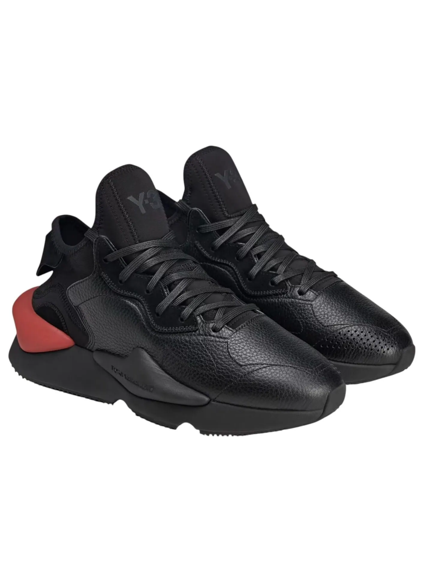 Кроссовки adidas Y-3 Kaiwa 'Black Tribe Orange' — изображение 2 из 6, черный