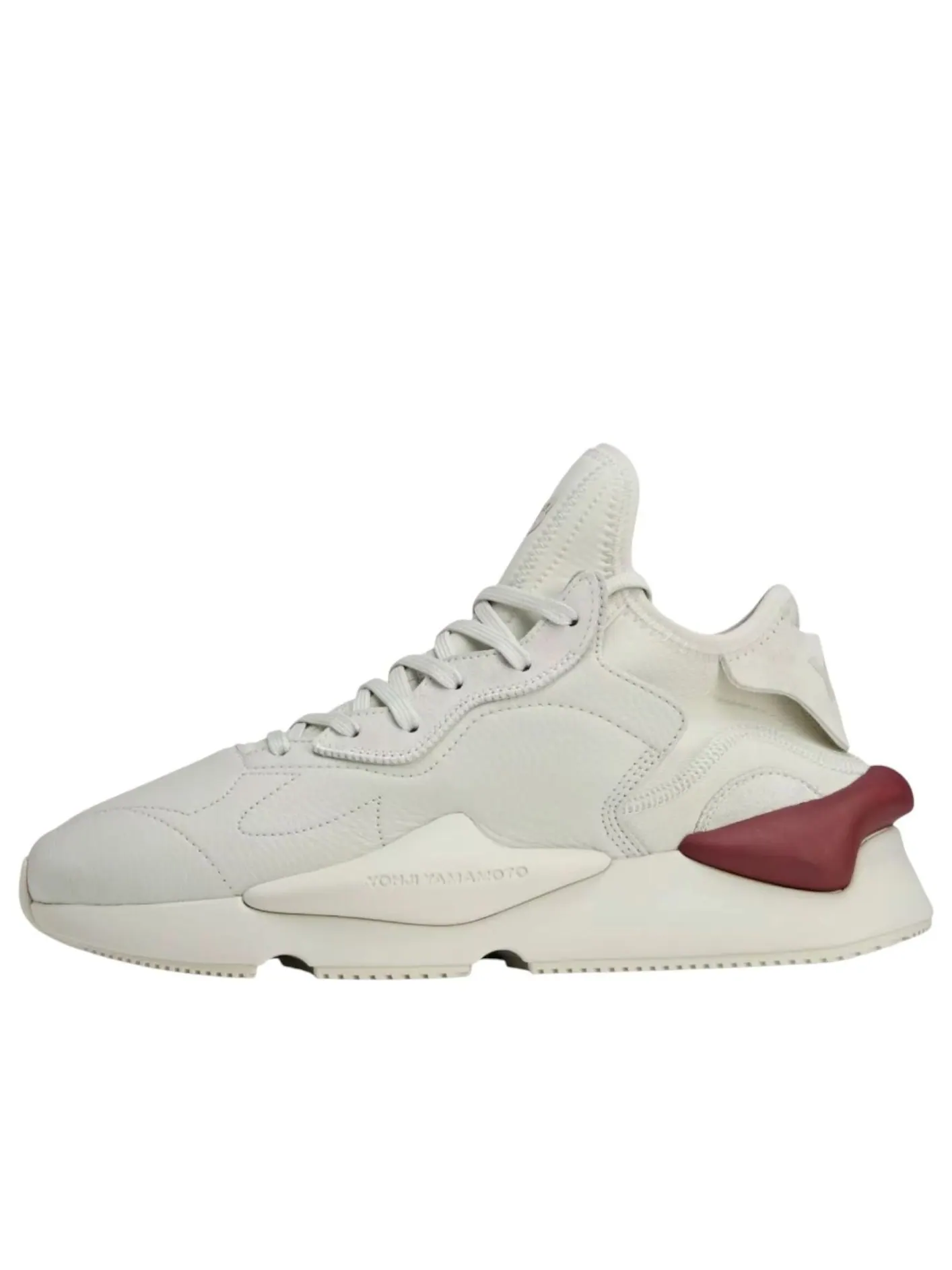 Кроссовки adidas Y-3 KAIWA 'Beige Orbit Grey Collegiate Burgundy' — изображение 1 из 6, белый