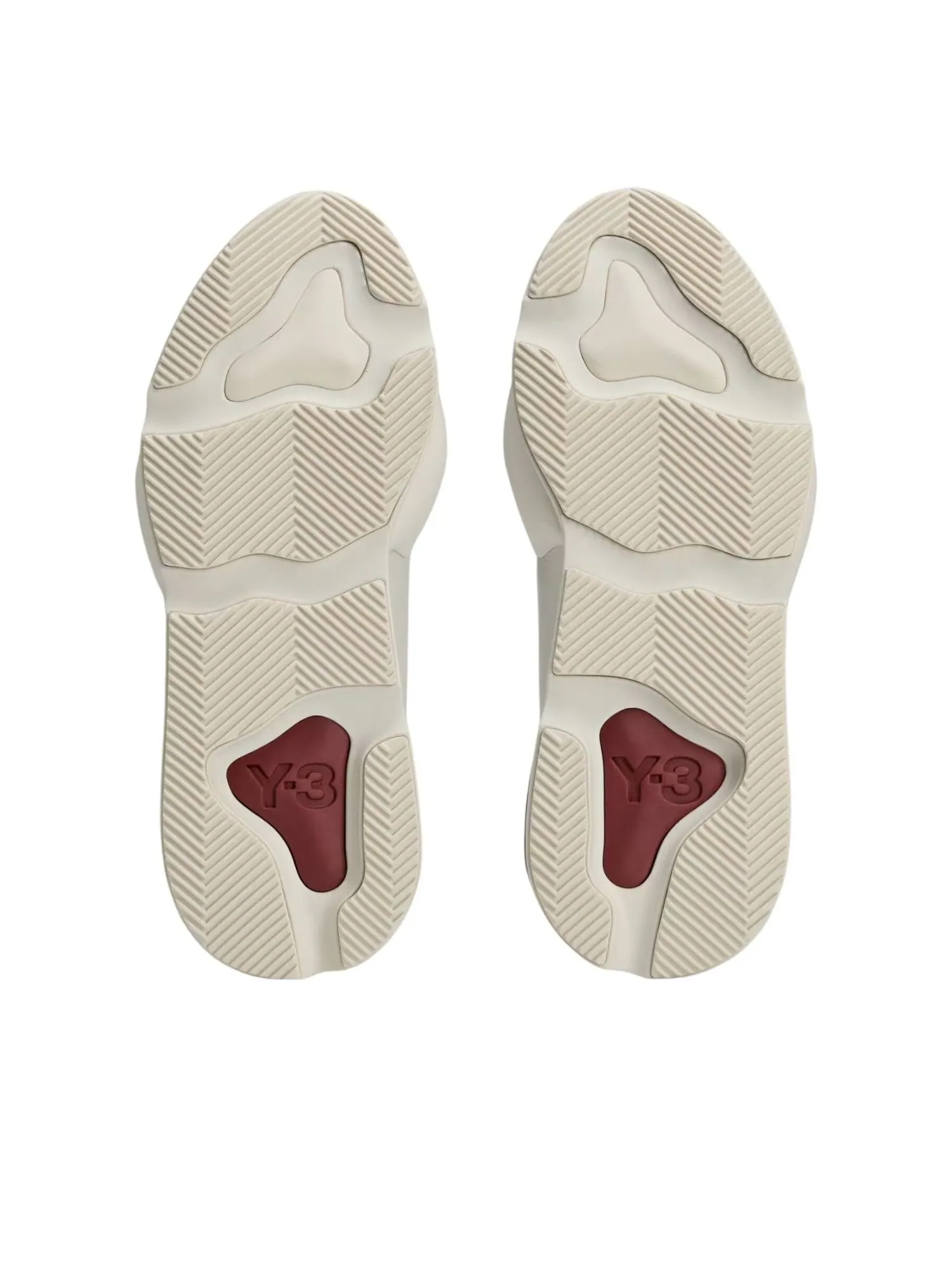 Кроссовки adidas Y-3 KAIWA 'Beige Orbit Grey Collegiate Burgundy' — изображение 5 из 6, белый