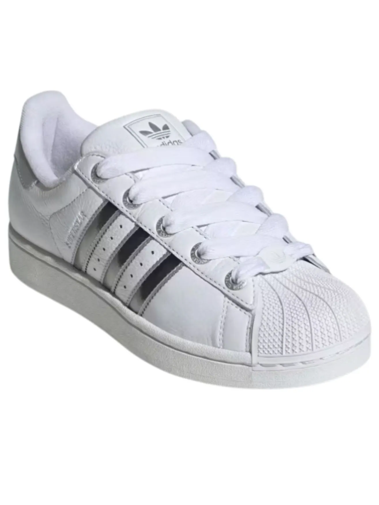 Кроссовки (WMNS) adidas Superstar II 'Cloud White Matte Silver' — изображение 2 из 5, белый