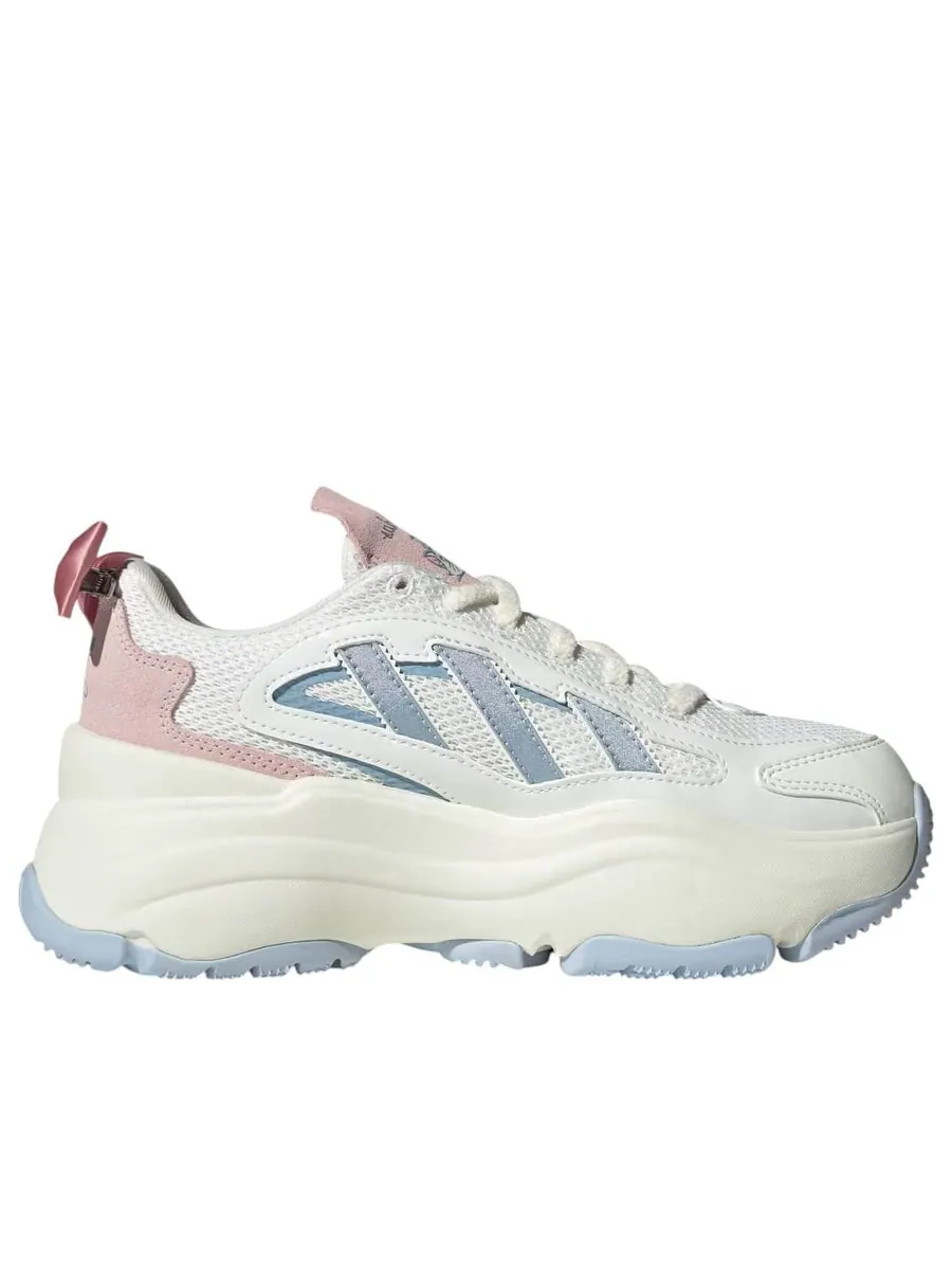 Кроссовки (WMNS) adidas Ozgaia 'Core White Clear Blue Pink' — изображение 2 из 6, белый