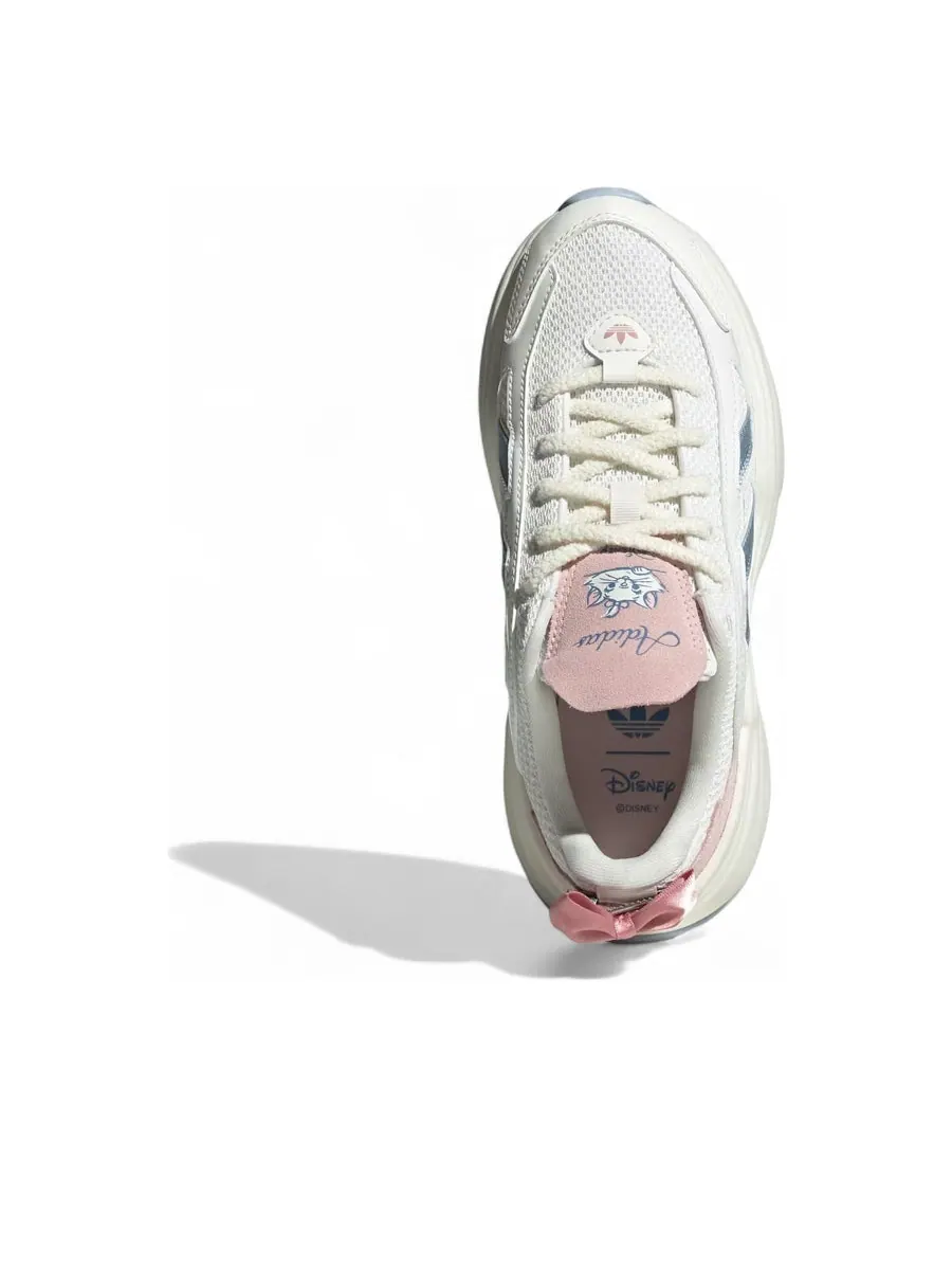 Кроссовки (WMNS) adidas Ozgaia 'Core White Clear Blue Pink' — изображение 5 из 6, белый