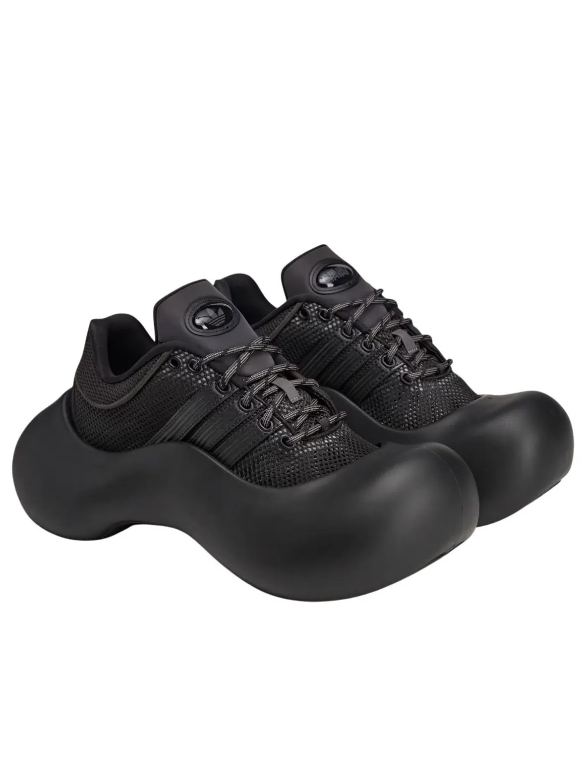 (WMNS) Adidas x Avavav Megaride Moonrubber 'Black' — изображение 4 из 5, черный/черный/серый